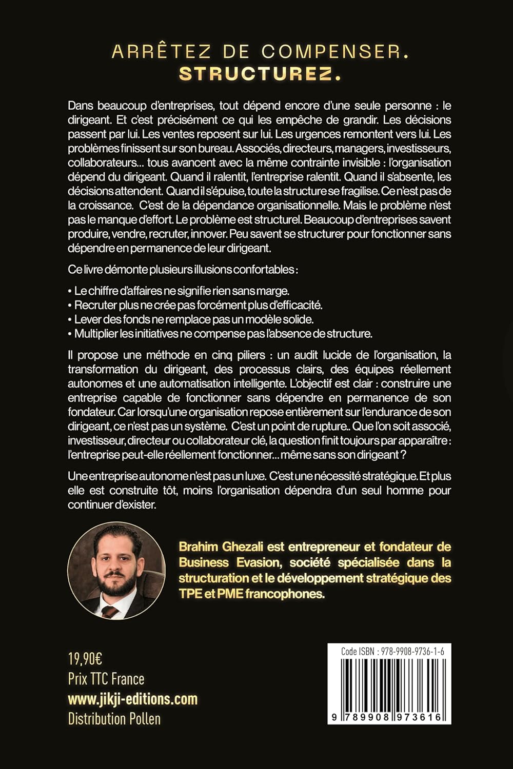 Back cover of L’Entreprise Autonome